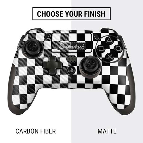 Sneakerhead Checkered PlayStation Scuf Vantage 2 Controller Skin